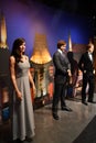 Angelina Jolie, Robert Downey Jr, Leonardo Di Caprio wax statues at Hollywood Wax Museum in Pigeon Forge, Tennessee