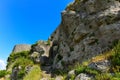 Angelokastro castle, Corfu, Greece. Royalty Free Stock Photo