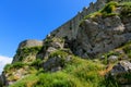 Angelokastro castle ruins. Royalty Free Stock Photo