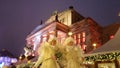 Angels on a Christmas market in Berlin Royalty Free Stock Photo