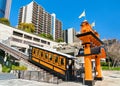 Angels Flight, A Funicular Railway In Downtown Los Angeles, California