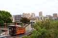 Angels Flight, the historic funicular railway located in downtown of Los Angeles - California Royalty Free Stock Photo