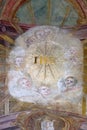 Angels, fresco on the high altar in the Church of All Saints in Sesvete, Croatia