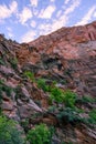 Angels landing hiking trail in Zion National Park, Utah, USA Royalty Free Stock Photo