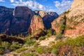 Angels landing hiking trail in Zion National Park, Utah, USA Royalty Free Stock Photo