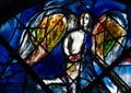 Angels in stained glass Royalty Free Stock Photo