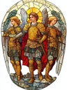 Angels Stained Glass Royalty Free Stock Photo