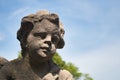 Angels statue in detail at Loreto Prague. Royalty Free Stock Photo