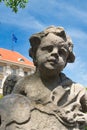 Angels statue in detail at Loreto Prague. Royalty Free Stock Photo