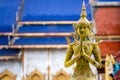 Angels statue to pay respect in Thailand temple. Royalty Free Stock Photo