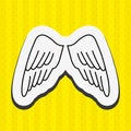 angels wings design Royalty Free Stock Photo