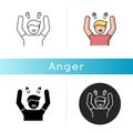 Anger icon