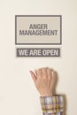 Anger management office Royalty Free Stock Photo
