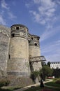 Angers Castle Royalty Free Stock Photo