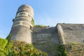 Angers Castle facade, Loire Valley, Maine-et-Loire, France Royalty Free Stock Photo