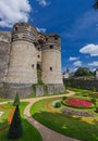 Angers castle in the Loire Valley - France