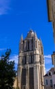 Tower of Abbey of St. Aubin in Angers, France