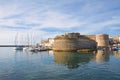 Angevine-Aragonese Castle. Gallipoli. Puglia. Italy. Royalty Free Stock Photo