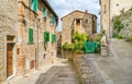 Scenic sight in Anghiari, in the Province of Arezzo, Tuscany, Italy. Royalty Free Stock Photo