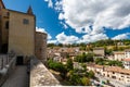 Anghiari, Italy. View of the medieval town. Royalty Free Stock Photo