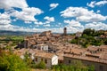Anghiari, Italy. View of the medieval town. Royalty Free Stock Photo