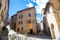 Anghiari, Italy. View of the medieval town. Royalty Free Stock Photo