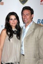 Angie Harmon,Jason Sehorn Royalty Free Stock Photo