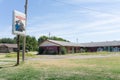 Angie's One Stop Motel and sign abandoned and desolate Erick Okl