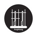 angklung icon Royalty Free Stock Photo