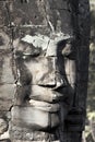 Angkor Bayon stone faces