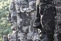 Angkor Bayon stone faces