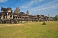 Angkor, Cambodia. Khmer Angkor Wat temple Royalty Free Stock Photo