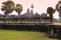 Angkor, Cambodia. Khmer Angkor Wat temple Royalty Free Stock Photo