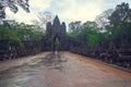 Angkor gate into Angkor Bayon Temple