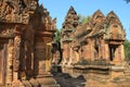 Angkor Temple Banteay Srey Royalty Free Stock Photo