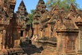 Angkor Temple Banteay Srey Royalty Free Stock Photo