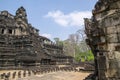 Rear elevations of the impressive entrance to the Baphuon temple mountain. reconstructed by archaeologists over 16 years