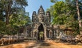 Angkor Thom Gate, Siem Reap, Cambodia Royalty Free Stock Photo