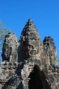Angkor Thom gate Royalty Free Stock Photo