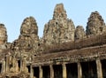 Faces in stone, Bayon Temple, Angkor Thom