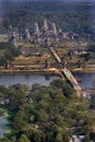 Angkor Wat Aerial Royalty Free Stock Photo