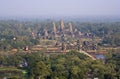 Angkor Wat Aerial View Royalty Free Stock Photo