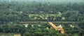 Angkor Wat aerial view, Siem Reap, Cambodia. Royalty Free Stock Photo