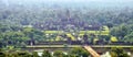 Angkor Wat aerial view, Siem Reap, Cambodia Royalty Free Stock Photo