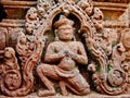 Angkor Wat - Beautiful carvings, bas reliefs of Banteay Srei Temple