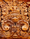 Angkor Wat - Beautiful carvings, bas reliefs of Banteay Srei Temple