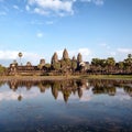 Angkor Wat Cambodia. Angkor Thom khmer temple