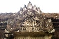 Angkor Wat complex temple in Cambodia. Naga detail