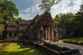 Angkor Wat is a huge Hindu temple complex in Cambodia.