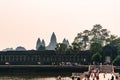 Angkor Wat minutes after the sunset